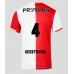 Maillot de foot Feyenoord Lutsharel Geertruida #4 Domicile vêtements 2023-24 Manches Courtes